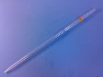 Pipette doseuse en verre 10 ml, 0,1 ml 36 cm de long