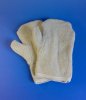 Baking gloves 1 pair made of white cotton