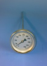 Thermomètre pour le four, palpeur en acier 40 cm long