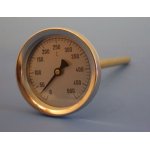 Backofenthermometer 500°C, M-Fühler 40cm, Anz. 63mm