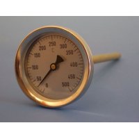 Thermometer brass probe