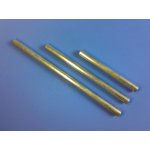 Channel tube for thermometers out of steel, zinc coated