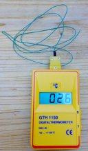 Electrical oven thermometer up to 400° c