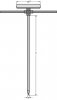 Rent thermometer, va 120°c m-sensor 150cm, no. 80mm