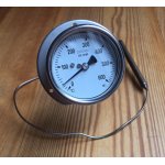 Gas pressure pointer thermometer 160° c, d=160mm