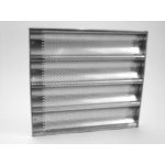 Baguette tray, 3 longitudinal troughs, 3 mm perforations, l/w 60