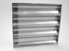 Baguette tray, 3 longitudinal troughs, 3 mm perforations, l/w 60