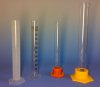 Spindle cylinder, 100 ml pe plastic