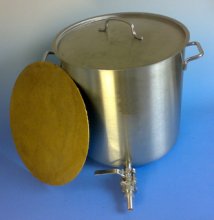 Stainless steel lauter pot 50 liter slot base