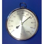 Haarsynthetik Hygrometer, Farbe Silber, D=100mm